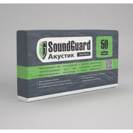 Плита звукопоглощающая Плита SoundGuard ЭкоАкустик 30 1250х600х50мм (3м2) (0,15м3) (3,6кг)